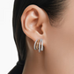 Swarovski Hyperbola Mini Hoop Earrings