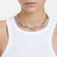 Swarovski Dextera Statement Mixed Links Necklace