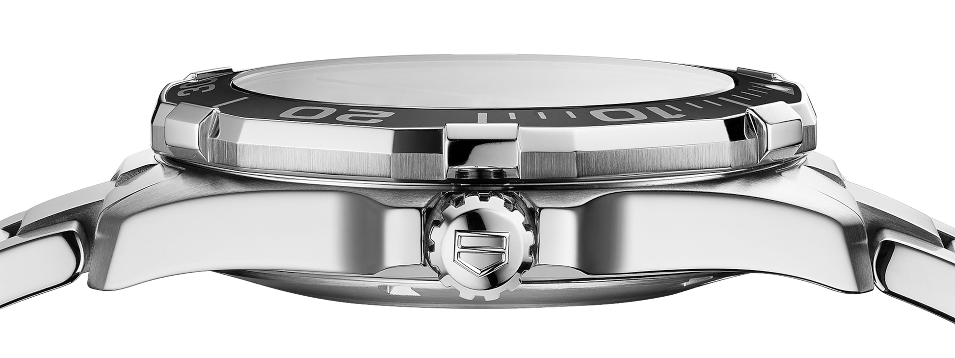 TAG Heuer Aquaracer Men's 41mm Steel Quartz Dive Watch Black Dial