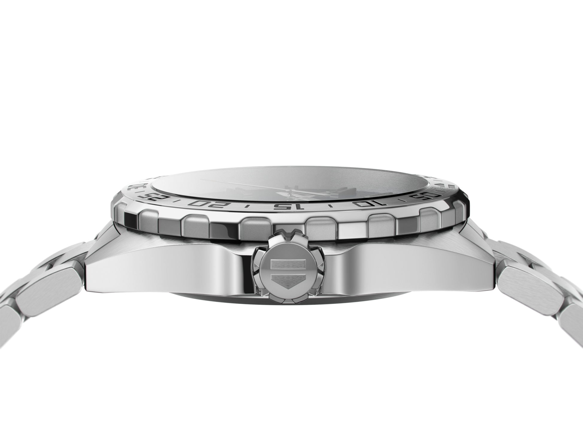 TAG Heuer Formula 1 Date 41mm Quartz Steel Sports Watch, Black Dial, Bracelet