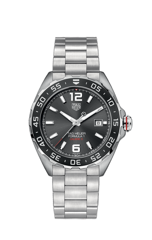 TAG Heuer Formula 1 Calibre 5 Automatic 43mm Steel Date Racing Watch