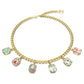 Alea Multicolored Gold-Tone Swarovski Necklace – Chinese New Year Celebration