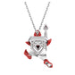 Swarovski Alice in Wonderland Red Playing Card Pendant