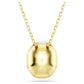 Swarovski Chroma Octagon Cut Green Crystal Pendant Necklace, Gold-Tone Plated Chain
