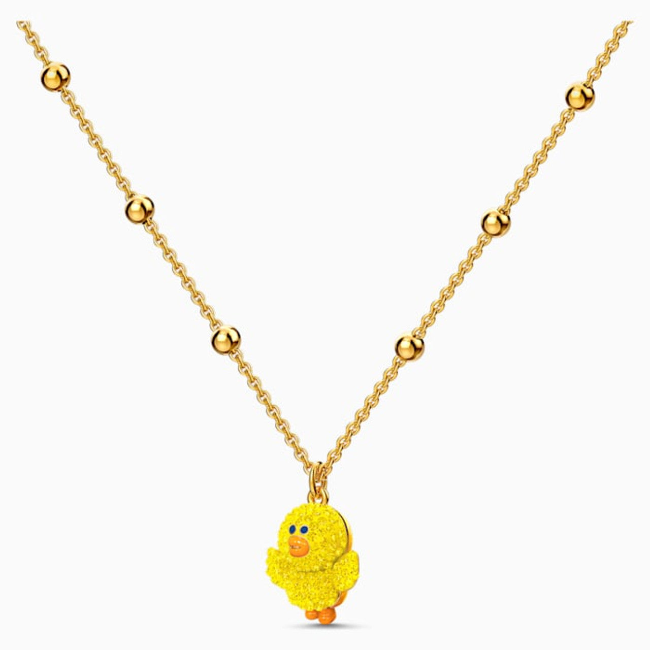 Swarovski Crystal Line Friends Tennis Layered Necklace, Gold-Tone Plated, Elegant Accessory