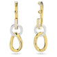 Swarovski Dextera White Gold‑Tone Plated Crystal Chain Earrings