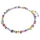 Swarovski Gema Multicolored Rhodium Plated Necklace: Mixed Crystal Cuts, Dazzling Elegance