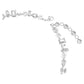 Swarovski Gema Mixed-Cut White Crystal Rhodium-Plated Dazzling Necklace for Women