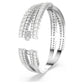 Swarovski Hyperbola Infinity Cuff Bracelet in White Rhodium