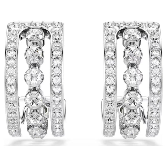 Swarovski Hyperbola Dazzling Hoop Earrings