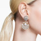 SWAROVSKI Idyllia Gold‑Tone Clip Earrings with Crystal Pearl Ocean Inspiration