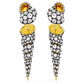 Swarovski Idyllia Asymmetrical Shell Drop Earrings