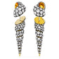 Swarovski Idyllia Asymmetrical Shell Drop Earrings