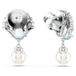 Swarovski Idyllia Blue Crystal Pearl Shell Drop Earrings