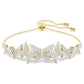 Swarovski Idyllia Lilia Butterfly White Rose Gold Bracelet