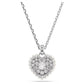 Swarovski Idyllia White Heart Pendant