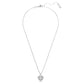 Swarovski Idyllia White Heart Pendant