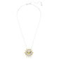Swarovski Idyllia Yellow Crystal Flower Pendant Necklace & Brooch