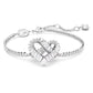 Swarovski Matrix Heart Bracelet