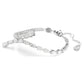 Swarovski Matrix White Rhodium Plated Bracelet with Mixed Cut Crystals