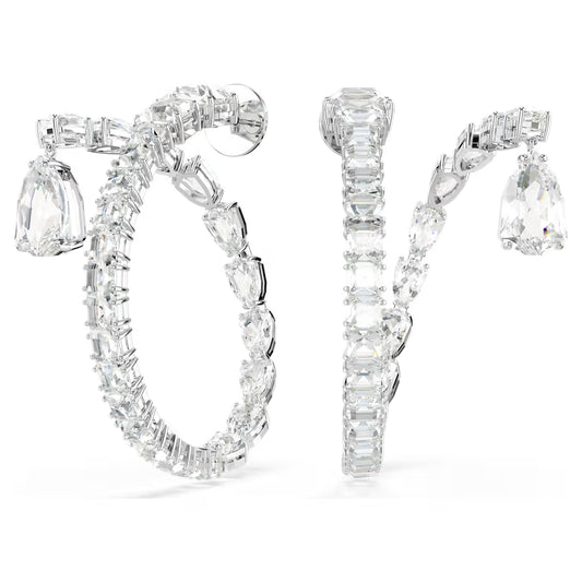 Swarovski Matrix Hoop Earrings