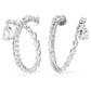 Swarovski Matrix Hoop Earrings