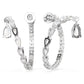 Swarovski Matrix Hoop Earrings