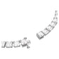 Swarovski Elegant Square Cut Tennis Necklace