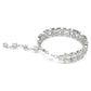 Swarovski Mesmera Double-Row White Rhodium-Plated Bracelet with Zirconia