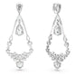 Swarovski  Mesmera Long Chandelier Clip Earrings