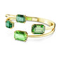 Swarovski Millenia Octagon Cut Green Crystal Bangle Bracelet