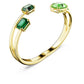 Swarovski Millenia Octagon Cut Green Crystal Bangle Bracelet