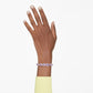 Swarovski Millenia Octagon Cut Purple Crystal Tennis Bracelet