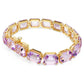 Swarovski Millenia Octagon Cut Purple Crystal Tennis Bracelet