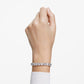 Swarovski Millenia Square-Cut White Rhodium Plated Articulated Bracelet