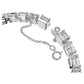 Swarovski Millenia Square-Cut White Rhodium Plated Articulated Bracelet
