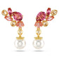 Swarovski Gema Pearl Flower Drop Earrings