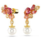 Swarovski Gema Pearl Flower Drop Earrings