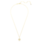 Elegant Crystal Pearl Snake Pendant Necklace, Gold-Tone Plated, Mixed Cuts Zirconia