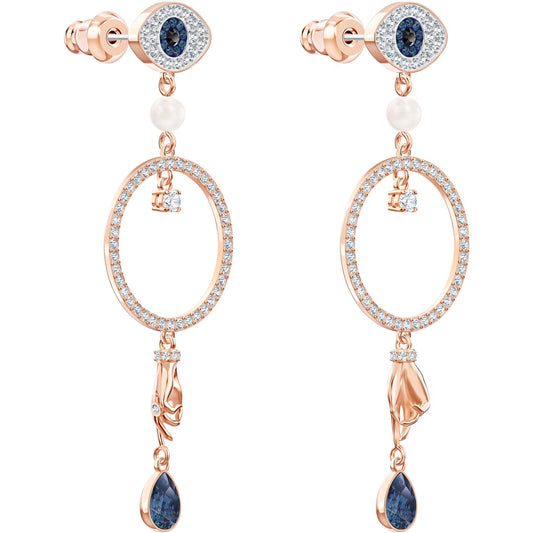 Swarovski Symbolic Multicolored Hoop Earrings