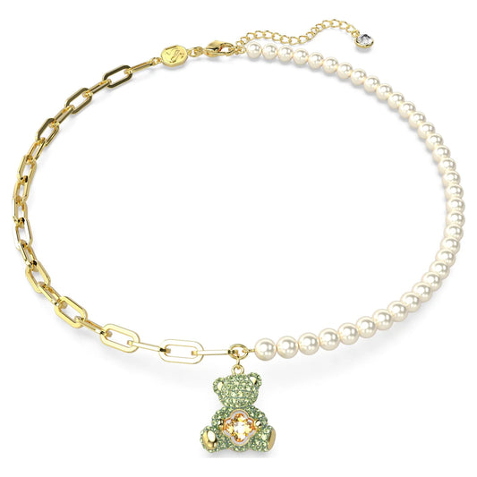 Swarovski Teddy Bear Pendant Necklace