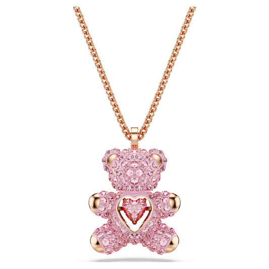 Swarovski Teddy Bear Pendant Necklace